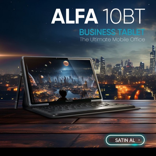 "Gözlerinizi şehrin gizemli gecesine dikin, çünkü Hometech Alfa 10BT Business Tablet ile her detayı görmeye hazır olun! 